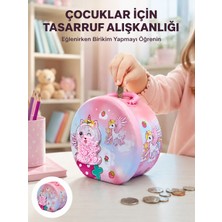 Armüz Mini Çocuk Para Kasası Güvenli Kilitli Birikim Kutusu