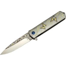 ALK Chongming CM83 Çakı Butterfly 20 cm Manuel, Kemerlikli