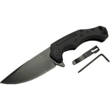 ALK Zero Error 7-12 Black Çakı 22 cm Manuel, Kemerlikli