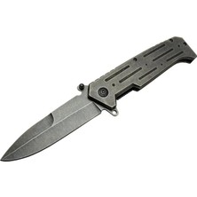 ALK GB B033A Eskitme Kamp Çakı 22 cm - Metal Sap, Otomatik