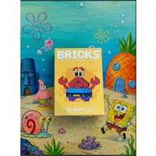 Ubin Shop Mini Blok Yengeç Figürü 3D Yapı Seti Koleksiyon ve Hobi Oyuncağı 14+