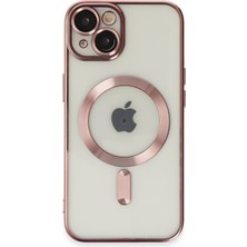 Aconcept Newface Iphone 15 Kılıf Kross Magneticsafe Kapak - Rose