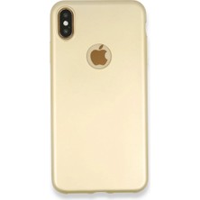ALK Apple iPhone Xs Max Kılıf First Silikon - Gold