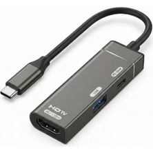 Uslucan Alışveriş Type-C To HDMI 4K Type-C USB Çevirici ZR1209
