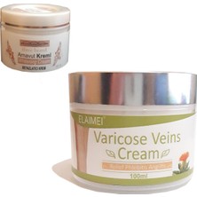 Vexor Spider Varicose Veins Cream,diz,bacak Bakım Kremi + Three Brand Arnavut Aklık Kremi 100 ml