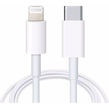 SDT iPhone Şarj Kablosu Orj Ayarında Type-C (Beyaz)