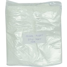 Vexor Ekonomik Mini Boy Atlet Hışır Poşet 30X20 cm Ince Beyaz 250 Adet 1 Paket