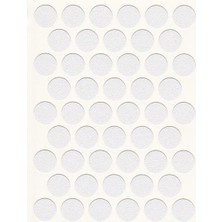 Vexor Yapışkanlı Vida Tapası (Beyaz) 10 mm