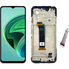 SDT Redmi Note 11E  Ekran Dokunmatik Çıtalı (Siyah) B7000 Yapıştırıcı