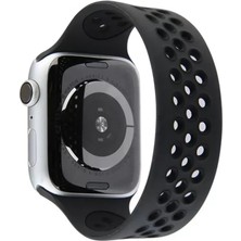 Vexor Watch 42MM Ayarlı Delikli Silikon Kordon - Siyah-Siyah