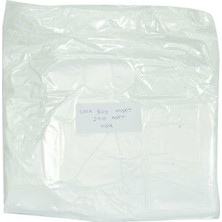 Vexor Ekonomik Orta Boy Atlet Hışır Poşet 43X25 cm Ince Beyaz 250 Adet 1 Paket