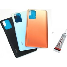 SDT Redmi Note 10 Pro Arka Batarya Pil Kapağı Mavi (B7000 15 ml Yapıştırıcı)