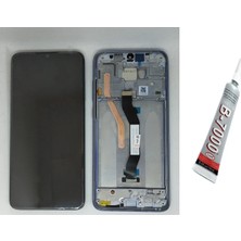 SDT Redmi Note 8 Pro Çift Sim  Ekran Dokunmatik Çıtalı (Siyah) B7000 Yapıştırıcı