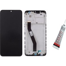 SDT Redmi Note 8  Ekran Dokunmatik Çıtalı (Siyah) B7000 Yapıştırıcı