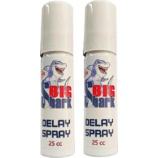 Vexor Big Shark Del.ay Erkeklere Zamanlayıcı Yeni Formülü Bakım ve Masaj Sprayı 25 cc x 2 Adet