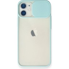 ALK Apple iPhone 11 Kılıf Palm Buzlu Kamera Sürgülü Silikon - Turkuaz