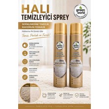 Lider Kozmetik Green World Carpet Cleaner Halı Temizleyici Sprey 2 x 600 ml Derinlemesine Temizlik Beyaz Sabun Ferahlığı