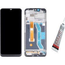 SDT Realme C11 Ekran Dokunmatik Çıtalı (Siyah) B7000 Yapıştırıcı