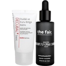 Nacario The Fair. Arbutin Leke Bakımı 30 ml ve Decubal Dudak ve Kuru Bölge Balmı 30 ml