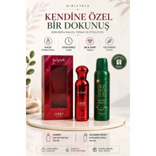 Lider Kozmetik Girlytalk Candy Kadın Parfüm 100 ml + Reput Golden Frost Deo 150 ml Hediye Seti