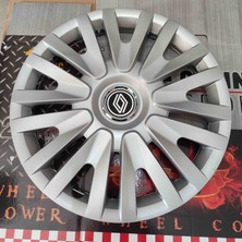 Yk 15 Inç Renault Symbol / Clio / Megane / Fluence / Taliant Uyumlu Jant Kapağı 4'lü Takım Amblem Hediyeli