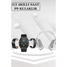Armüz Yeni Nesil Sesli Görüşme Akıllı Saat ve Powerbank Çoklu Şarj Girişli Bluetooth Kulaklık Nabız Ölçer