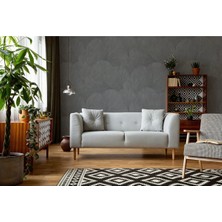 Arkhearts Mıreza Gri Art Deco Kabuk Desenli Kendinden Yapışkanlı Duvar Kağıdı
