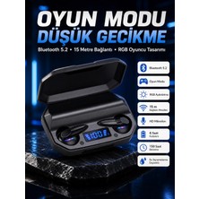 Armüz Çağrı Cevaplayabilen Akıllı Saat 5.2 Bluetooth Bağlantılı Gaming Kulaklık