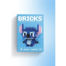 Ubin Shop Mini Blok Uzay Temalı Sevimli Figür Yapı Seti 162 Parça Koleksiyon ve Hobi Oyuncağı
