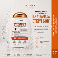 LUVESS Professional Kepek Karşıtı Şampuan 400 ml | Selenyum Sülfit + Niacinamide + Salisilik Asit