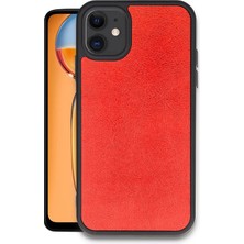 Aconcept Newface Iphone 11 Kılıf Aras Deri Kapak - Kırmızı
