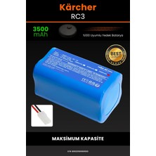 Kärcher Rc3 Uyumlu 3500MAH Robot Süpürge Bataryası - Maksimum Kapasite