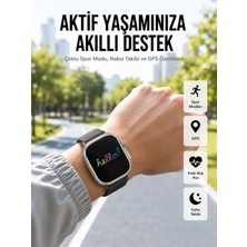 Armüz Akıllı Saat Çok Fonksiyonlu Uzun Pil Ömürlü Çağrı Cevaplayabilen Kol Saati