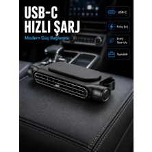 Armüz Otomobil Koltuk Başlığı Fanı Güçlü Turbo Hava Akışı Sunan Araç Içi Soğutucu