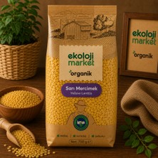 Ekoloji Market Organik Glutensiz Sarı Mercimek 750 Gr.