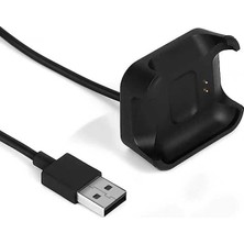 Teknook Xiaomi Redmi Watch (Mi Watch Lite) Zore USB Şarj Kablosu - Siyah