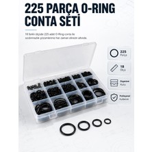 Armüz 225 Pcs O-Ring Conta Seti Profesyonel Tamir, Bakım ve Sızdırmazlık Çözümü