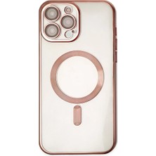 Lims Store Newface Apple iPhone 14 Pro Kılıf Kross Magneticsafe Kapak - Rose