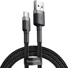 Nacario Baseus Cafule USB A To C Kbl 2A 2m-Gri+S