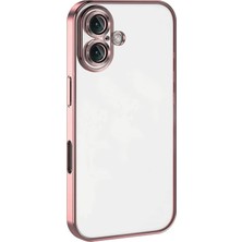 Aconcept Newface Iphone 16 Plus Kılıf Razer Lensli Silikon - Pembe