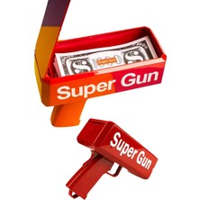 Lims Store Çocuklara Özel Eğlenceli Para Saçma Makinası Parti Oyuncağı Kırmızı