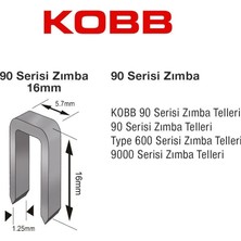 Colezium KBZ9016 16 mm 2500 Adet U Zımba Teli