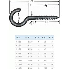 Colezium BA2180 21X80 Açık Piton 10 Adet