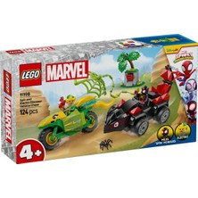 11198 LEGO Marvel Spidey - Spin ve Electro Dinozor Aracı Takibi 124 Parça +4 Yaş