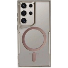 Aconcept Newface  Galaxy S24 Ultra Kılıf Boyi Magsafe Silikon Kapak - Titan Gri