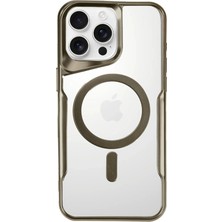 Aconcept Newface Iphone 16 Pro Max Kılıf Boyi Magsafe Silikon Kapak - Çöl Titanyum