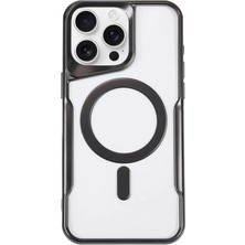 Aconcept Newface Iphone 14 Pro Kılıf Boyi Magsafe Silikon Kapak - Siyah