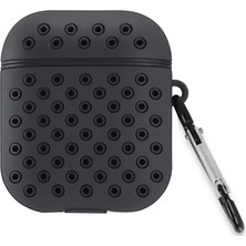 Bezos Airpods 3 (3.nesil) Spor Delikli Kılıf - Siyah-Siyah