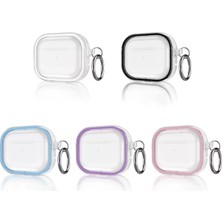 Bezos Airpods Pro 2 (2.nesil) Shiny Şeffaf Kılıf - Sierra Blue