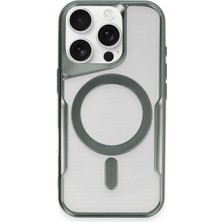 Aconcept Newface Iphone 12 Kılıf Boyi Magsafe Silikon Kapak - Yeşil